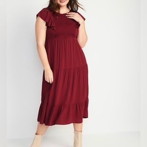 New with Tags! Old Navy Fit & Flare Midi Dress